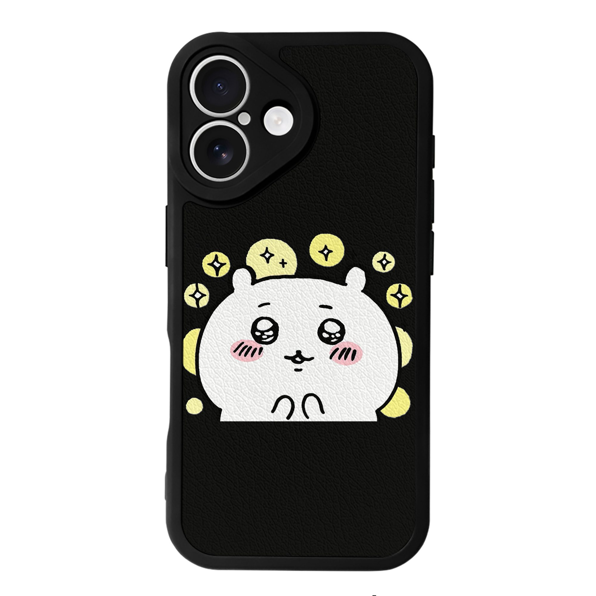 （画像用） ちいかわ ちいかわ Chii-kawa chiikawa 【iPhone 16シリーズ対応】シリコンスマホケース（レザー調） 材質：シリコン